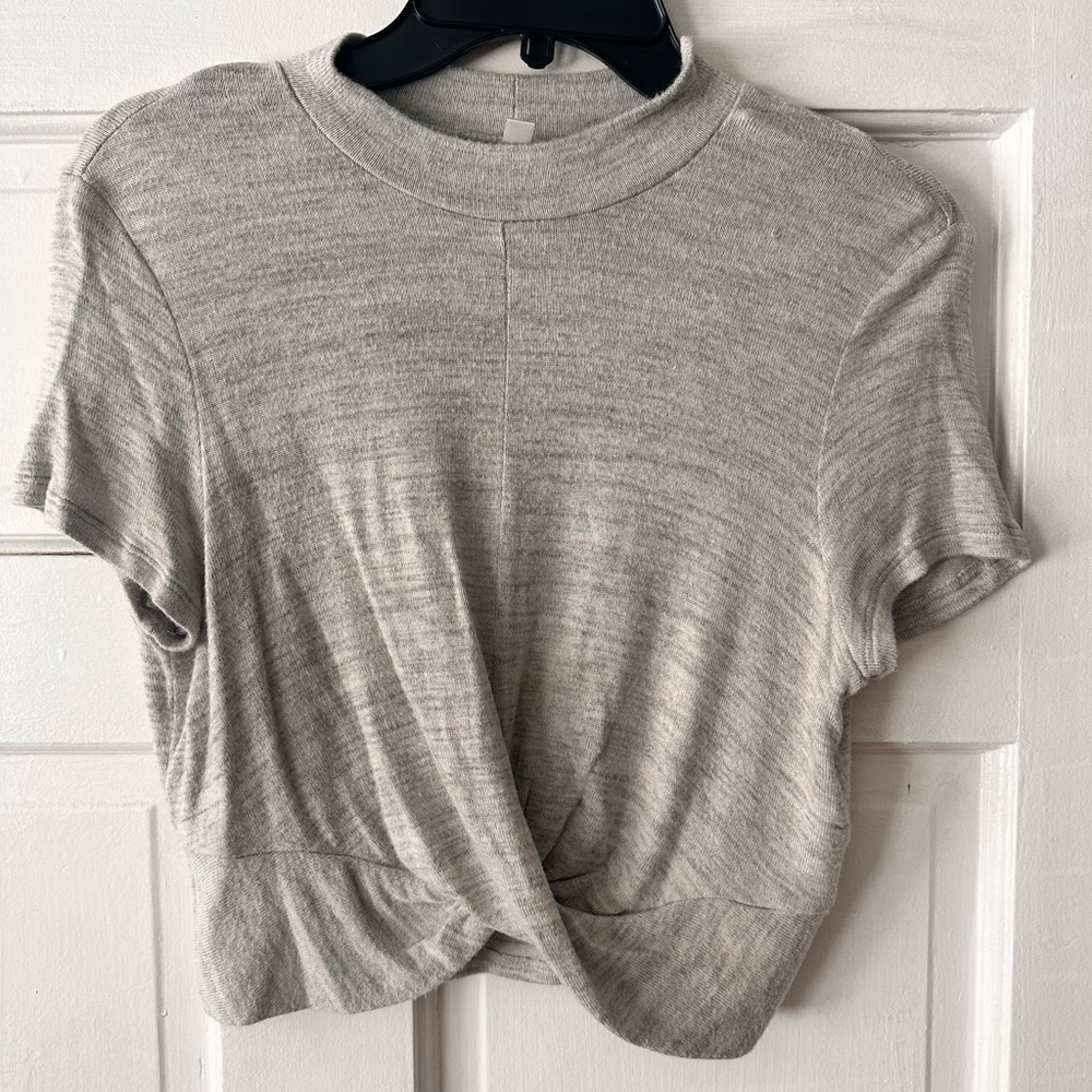 Crop sweater top